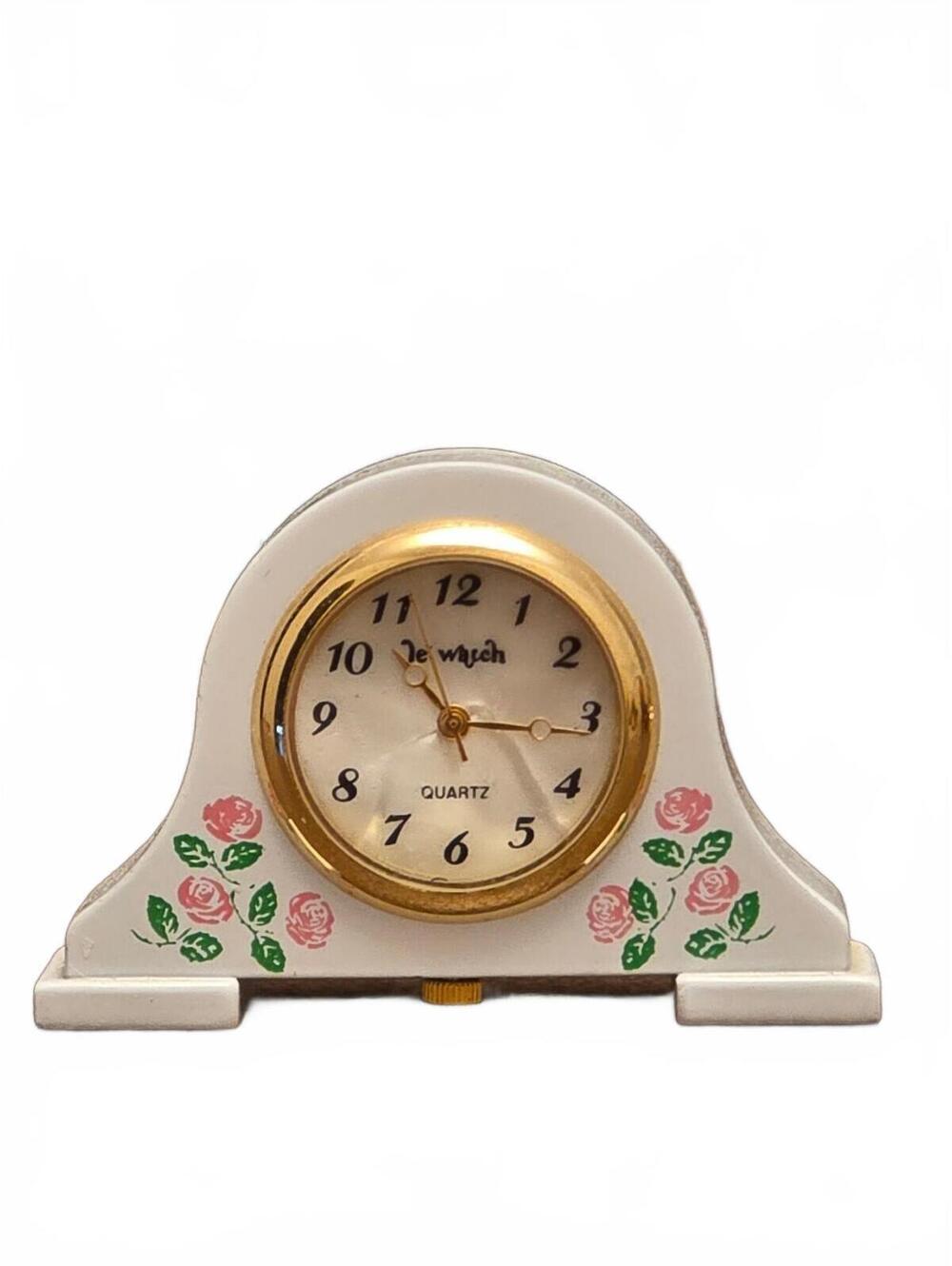 Vintage Le Watch Miniature 1.5" Mantel Clock